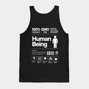 100% Human, instructions for living Tank Top